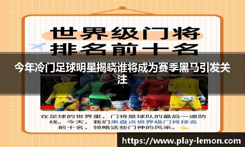 今年冷门足球明星揭晓谁将成为赛季黑马引发关注